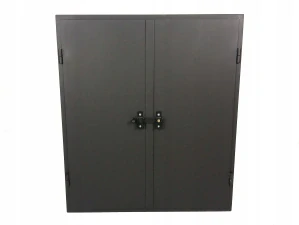 Grilovacie dvierka udiarne 61x71 cm dvojkrídlový oceľový plech 3mm