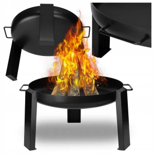 ZÁHRADNÉ OHNIŠKO PRE TÁBOROVÝ ZÁHRADNÝ GRIL 60 CM LIATIENOVÉ OHNISKO NA TÁBOR