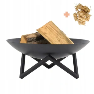 Ohnisko záhradné 80 cm Ohnisko z ocele 3mm žiaruvzdorné