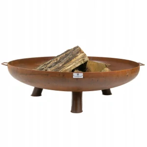 Záhradný krb Corten Deep Nohy + Úchytky 100 cm
