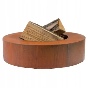 Záhradné ohnisko Corten Oceľové okrúhle 100 cm
