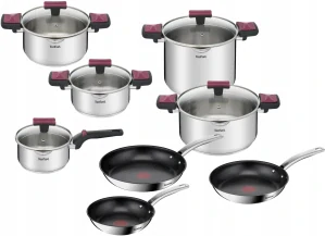 Súprava hrncov a panvíc Tefal Cook&Clip Intuition, 13 dielov