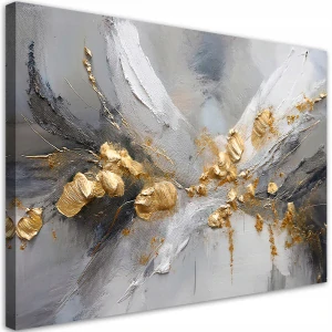 Obraz na plátne "Zlato Glamour Abstrakcia" 60x40 - Ideálny do každého interiéru