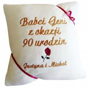 Personalizovaná vankúš s vlastným vyšívaním - dokonalý darček pre každú príležitosť!
