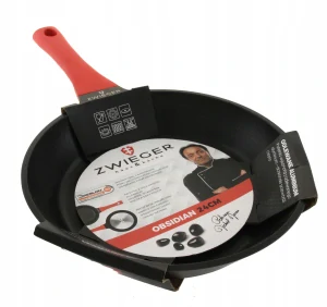 Pánev Obsidian Zwieger z odliateho hliníka s neprilnavou povrchovou úpravou Greblon® 28 cm