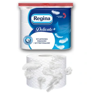 Regina Delicate+ 4-vrstvový toaletný papier - Jemnosť a Komfort