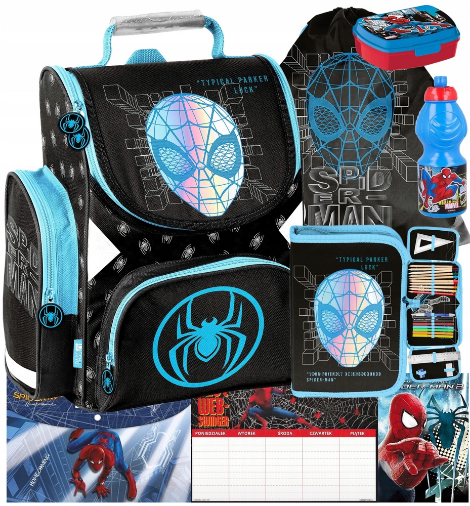 Školská taška SPIDERMAN SADA 8 KS