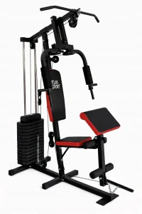 Multifunkčný posilňovací stroj Atlas Sport 65 kg s modlitebníkom – domáca posilňovňa