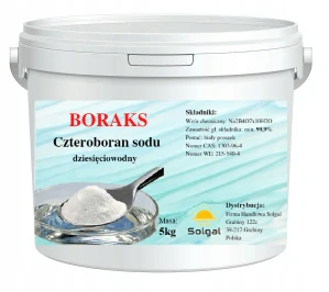 Borax – tetraboritan sodný dekahydrát 99,9 %, 5 kg