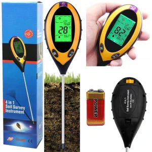 Elektronický tester pôdy Modulosy 4 v 1 na pH, vlhkosť, teplotu a svetlo