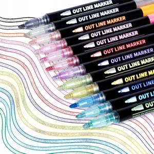 Obrysové značky Magic Pens 12 ks