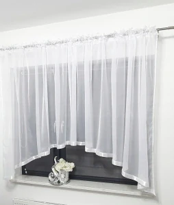 Hotová záclona - Závesy závesov oblúk 150x300 Teller Curtains Waal