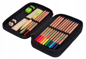 Coolpack Cencil Case Jumper RNet Black Czarny Colorino