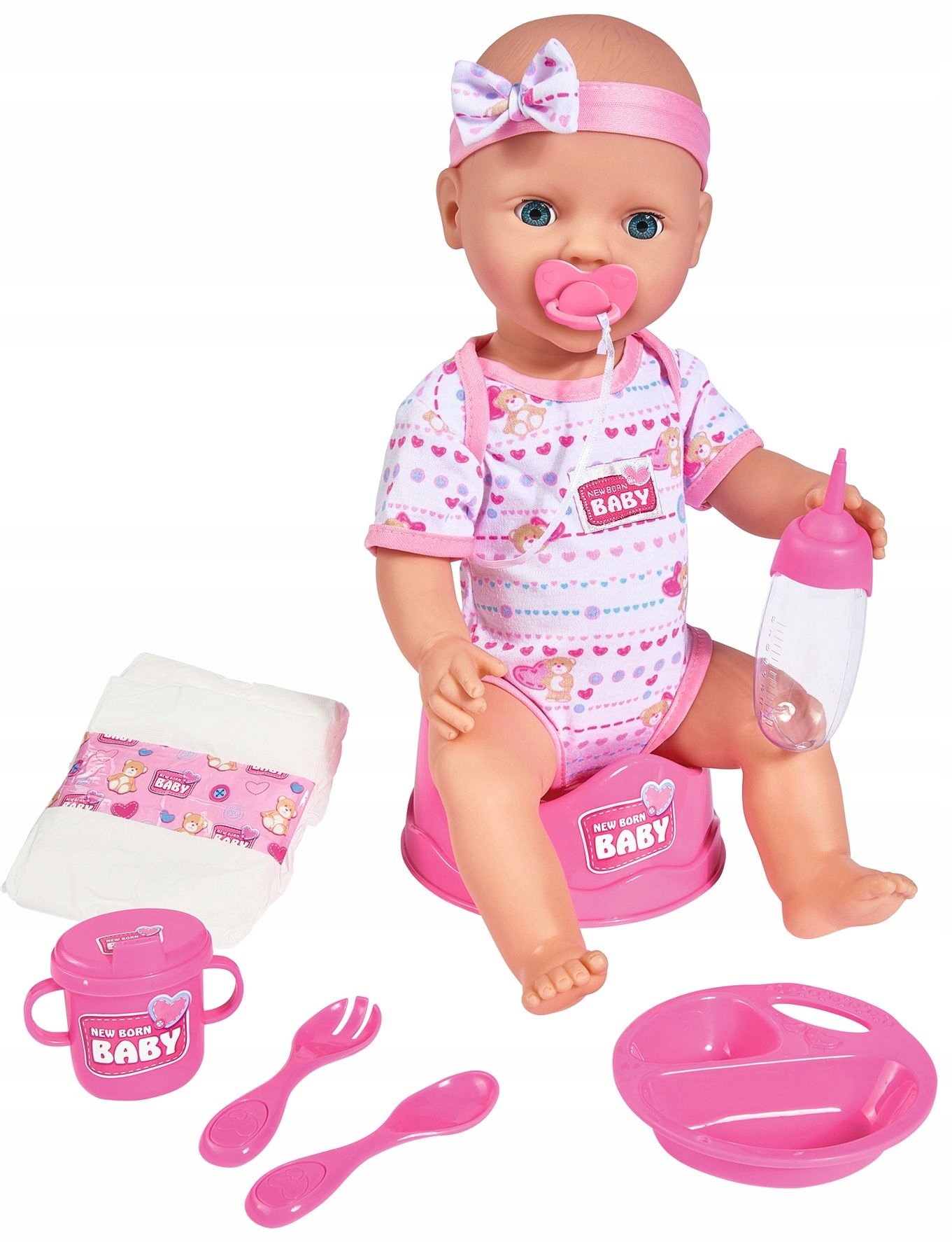 Interaktívna bábika New Born Baby s doplnkami
