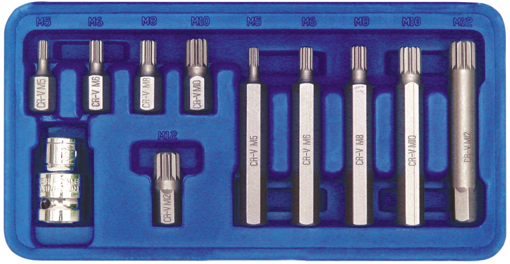 Špeciálne klávesy Spline M5-M12 11 PC. 66770 Vorel