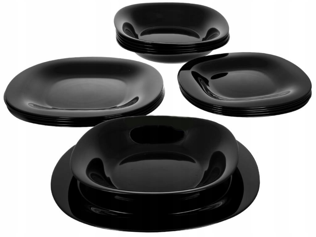 Taniere Service Dinner Set 18el Black TZ29