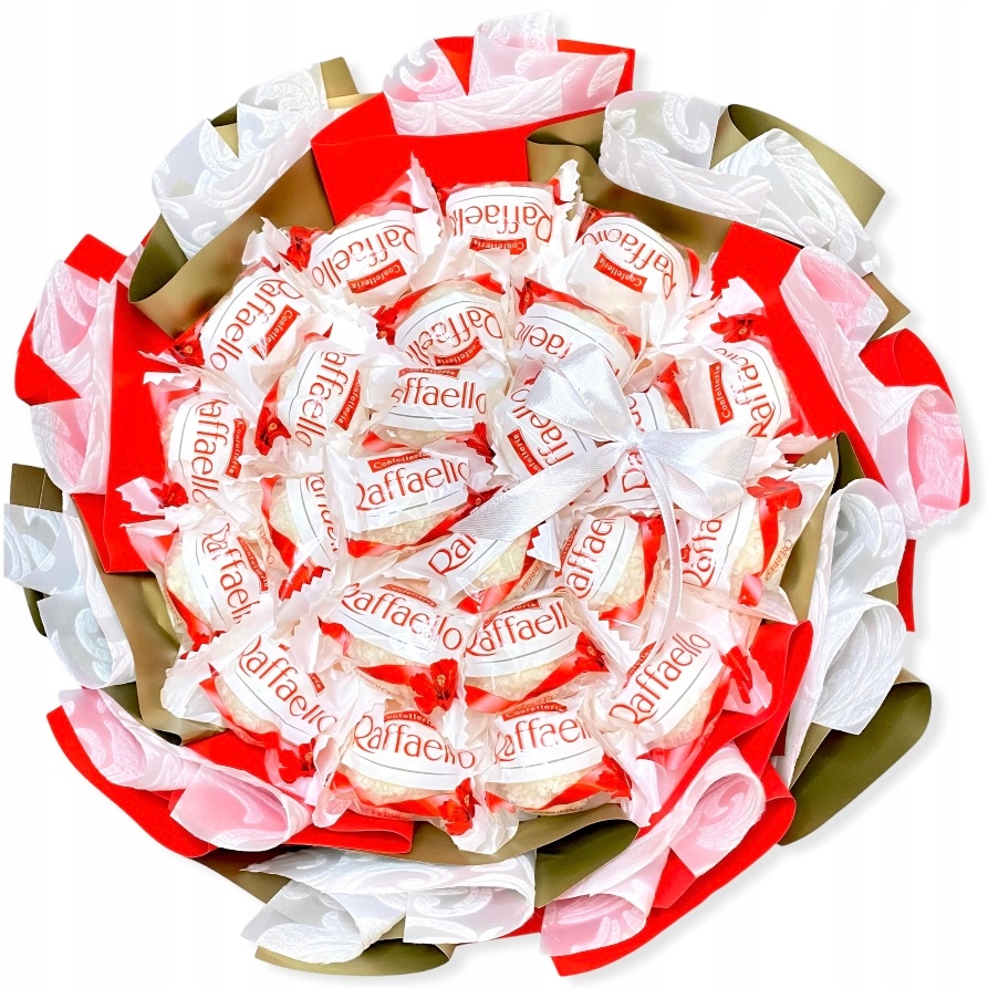 Sladká kytica Raffaello darček na narodeniny