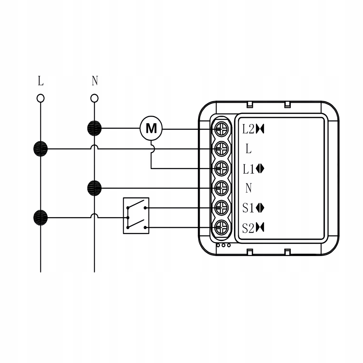OVLÁDAČ ROLETY TUYA SMART HOME WIFI