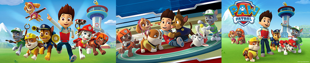 Nálepka plagát Paw Patrol 3d xxl + zadarmo
