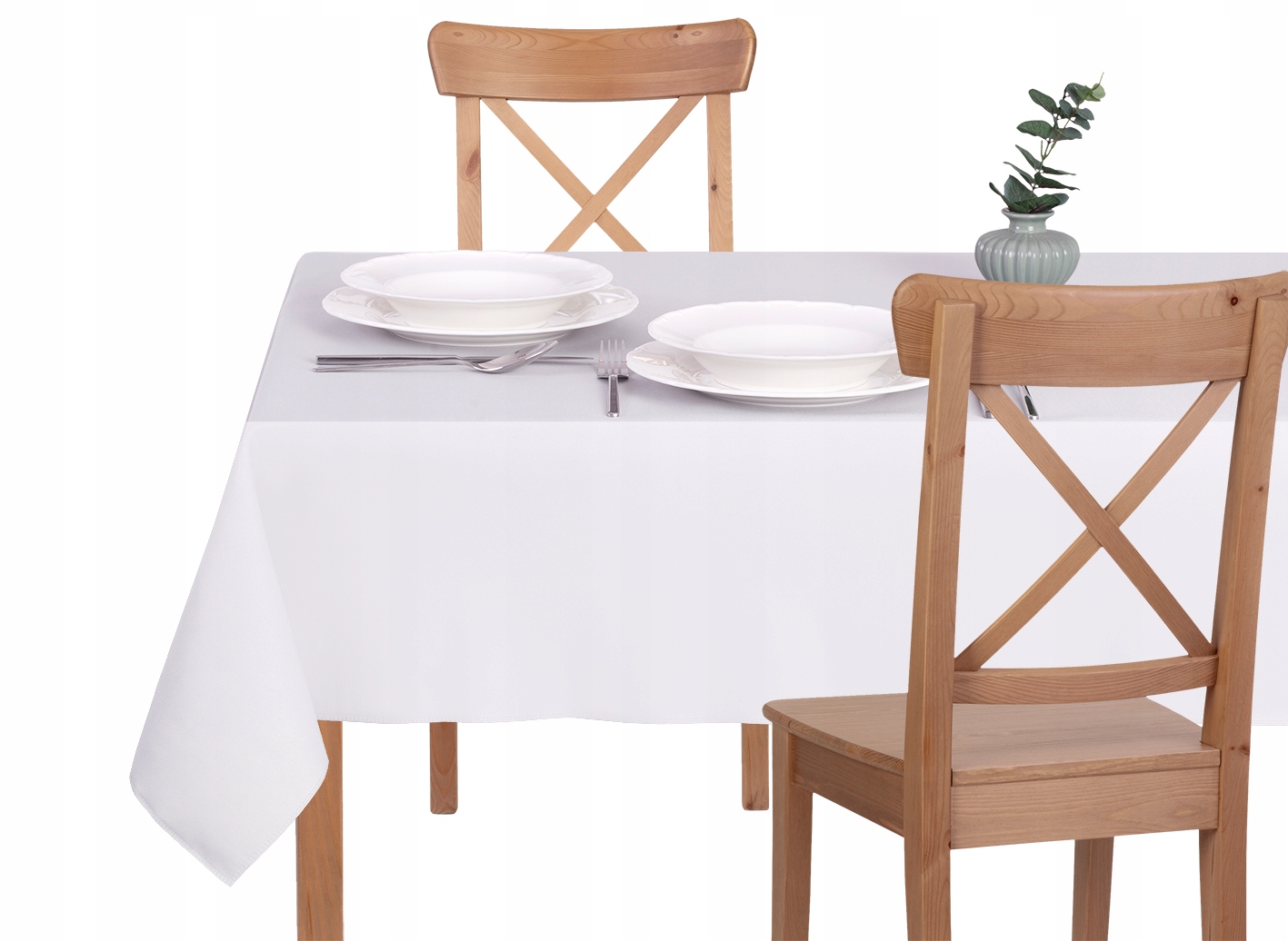 PATHE -Resistant obrus - 120x220 - pevná hladká biela