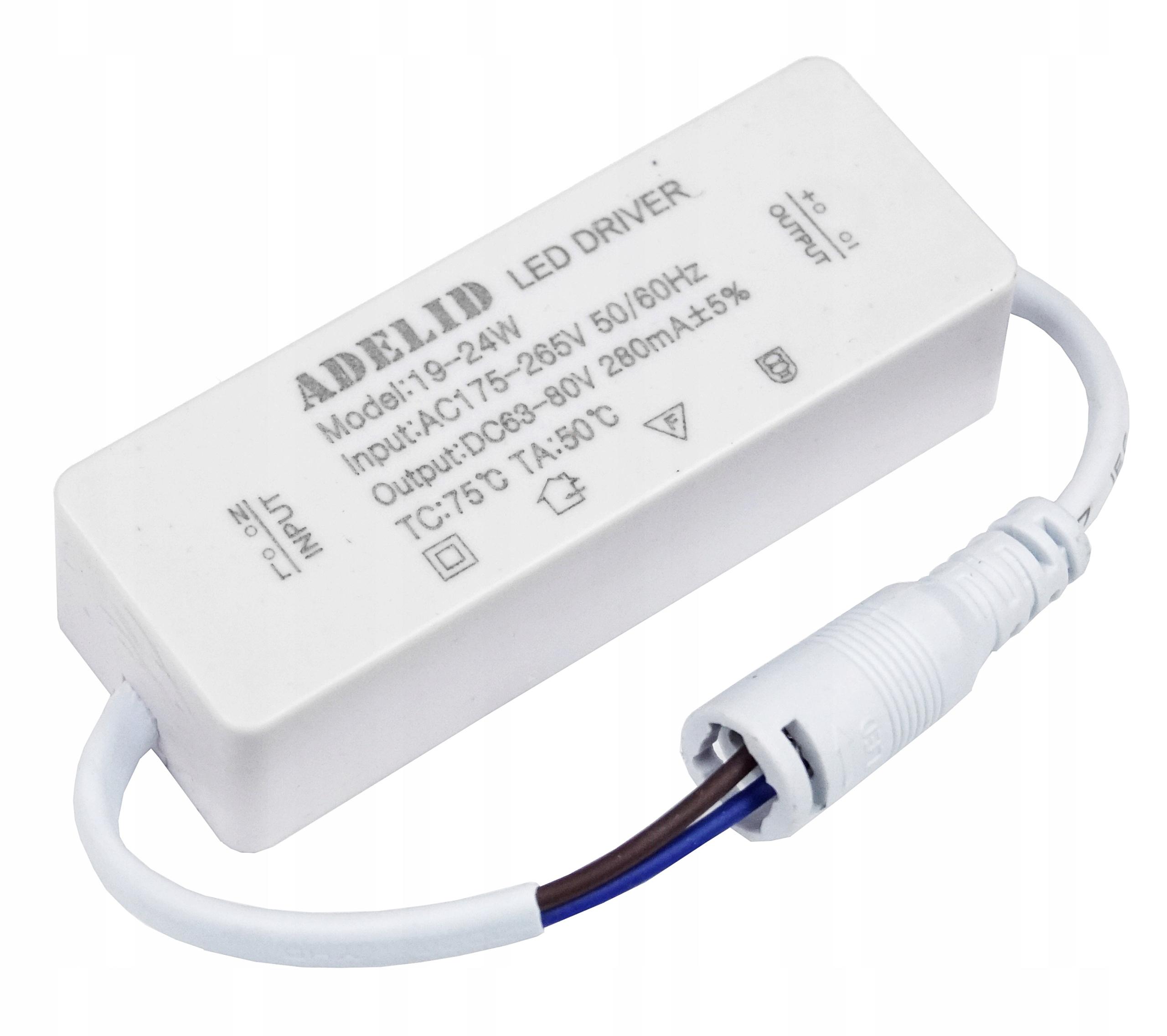 NAPÁJACÍ ZDROJ PRE LED OVLÁDAČ 19-24W 63-80V 300mA