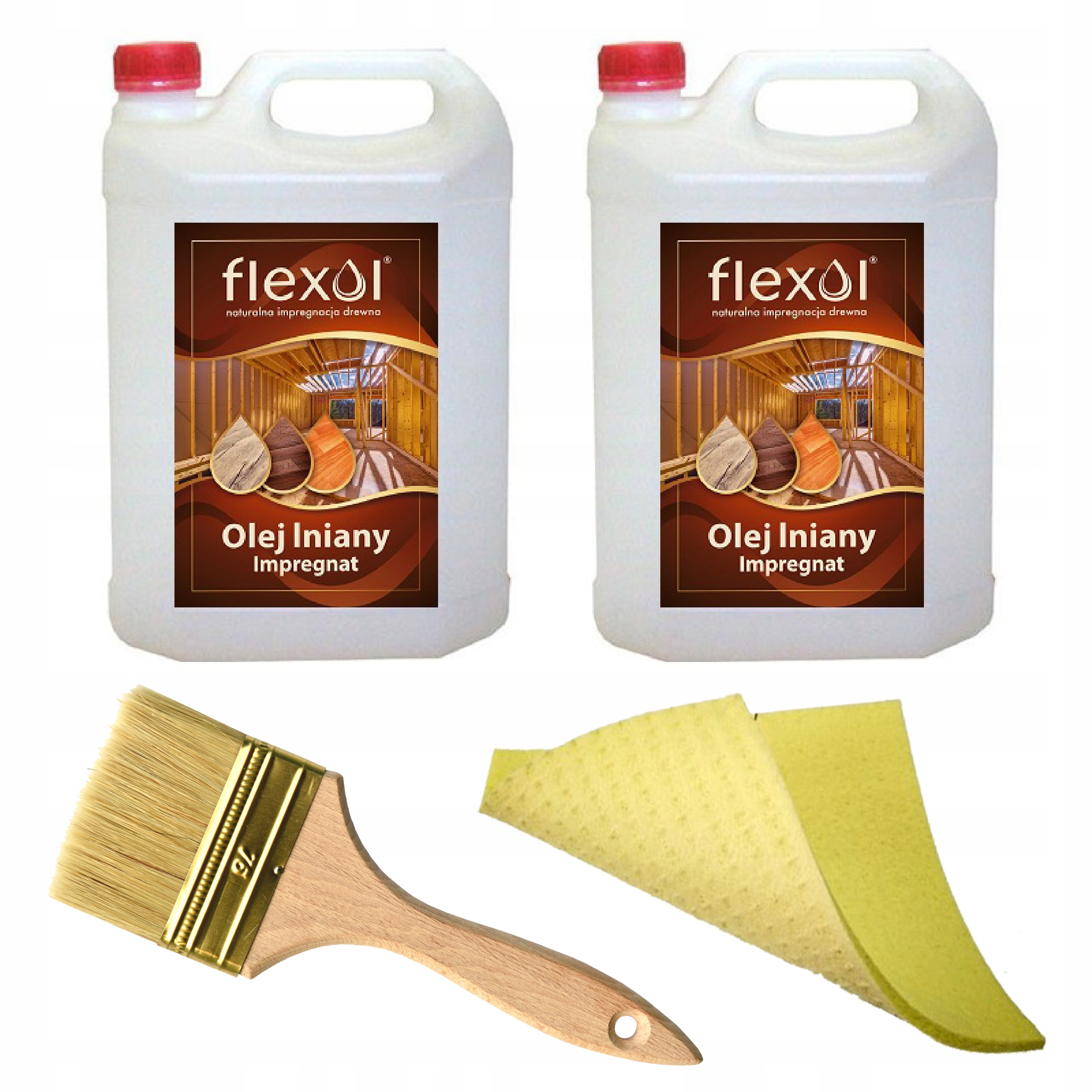 Ľanový olej 10 l dreva