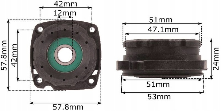 Bosch GWS Gear Golier 14-125 10 7 PWS 9 13