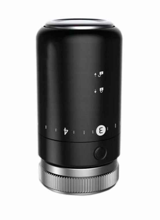 Čierna termostatická hlava M30x1.5