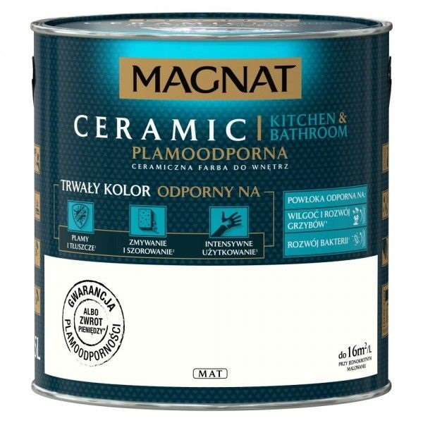 Magnat Ceramic Kitchen Kúpeľňa 2,5 l - 20 farieb!