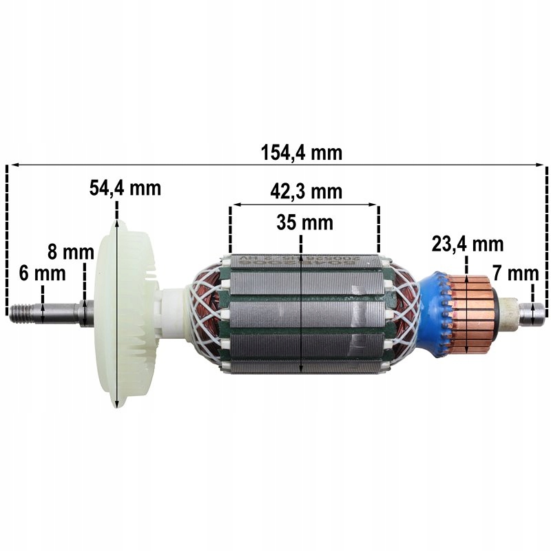 Bosch GWS 850 C 780 880 8-125 C CE rotor