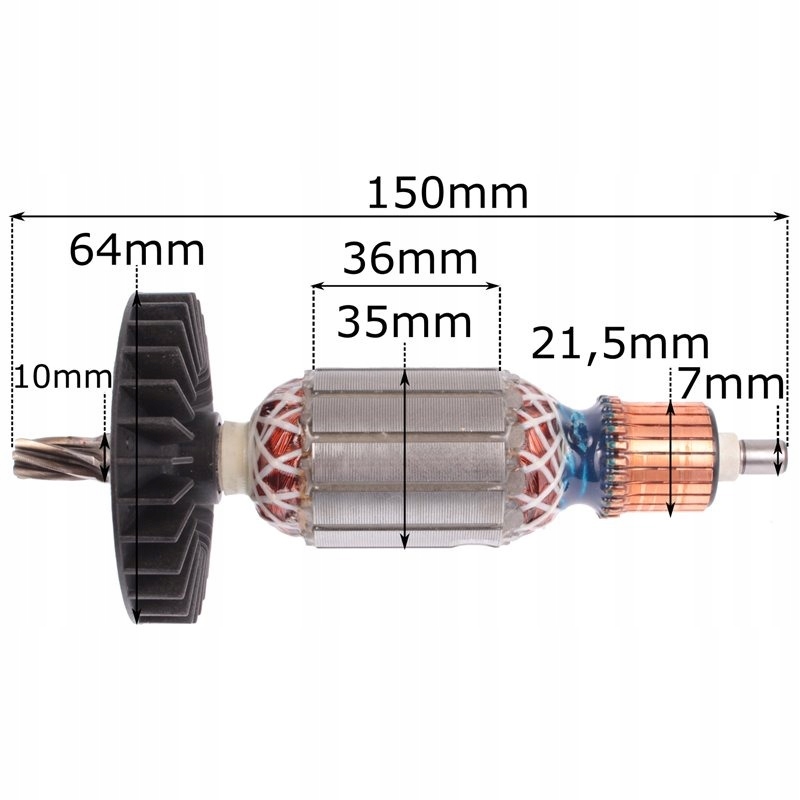 Rotor MAKITA HR2611F HR2611FT HR2610T HR2600