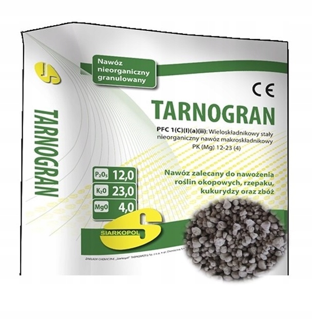 Tarnogran PK viaczložkové hnojivo Siarkopol množstvo 25 kg, Tarnogran 25 kg