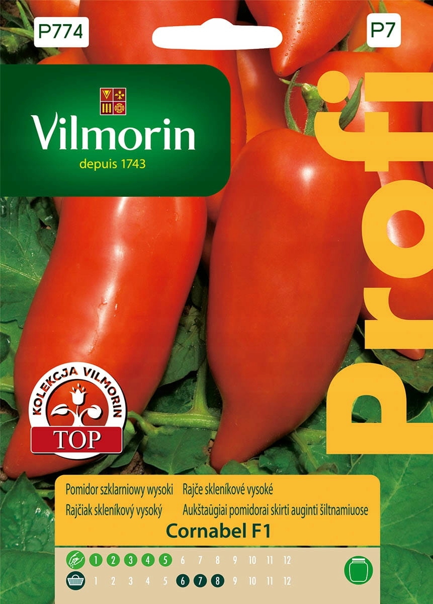 Paradajka Cornabel F1 15g Vilmorin Garden Red do skleníka