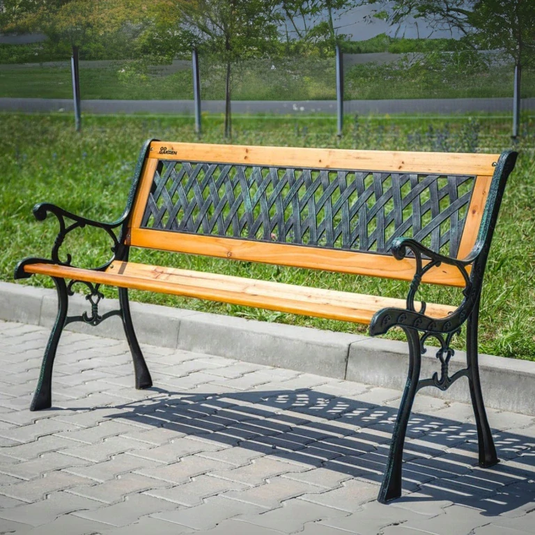 Záhradná lavica 125x53x73 cm