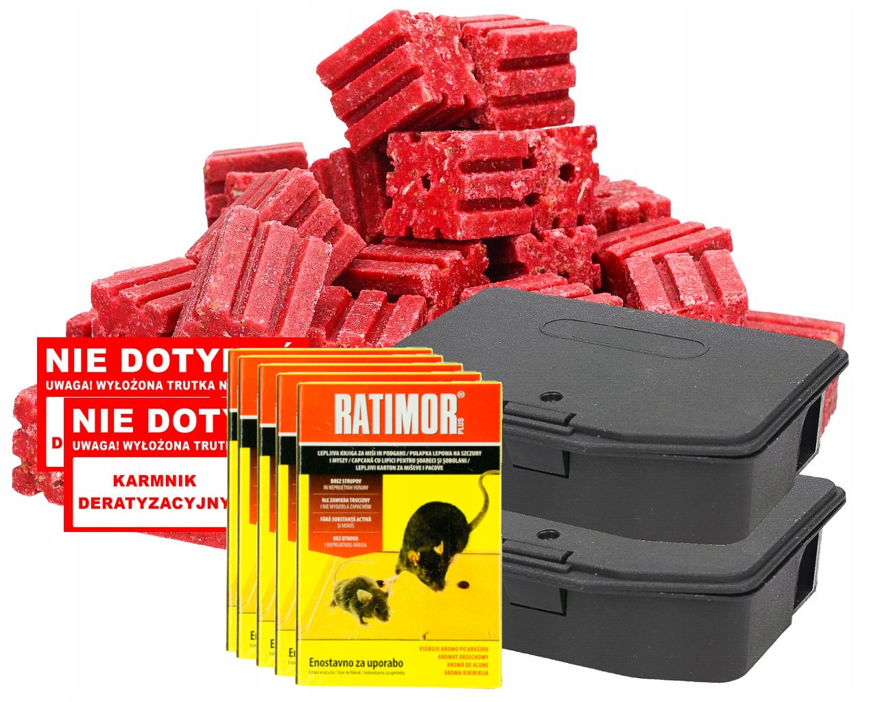 Ratimor jed na myši a potkany 1 kg + sada