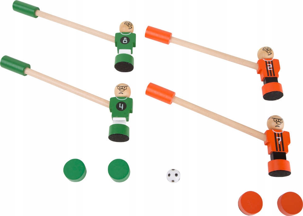 Stolný drevený magnetický futbal pre dvoch