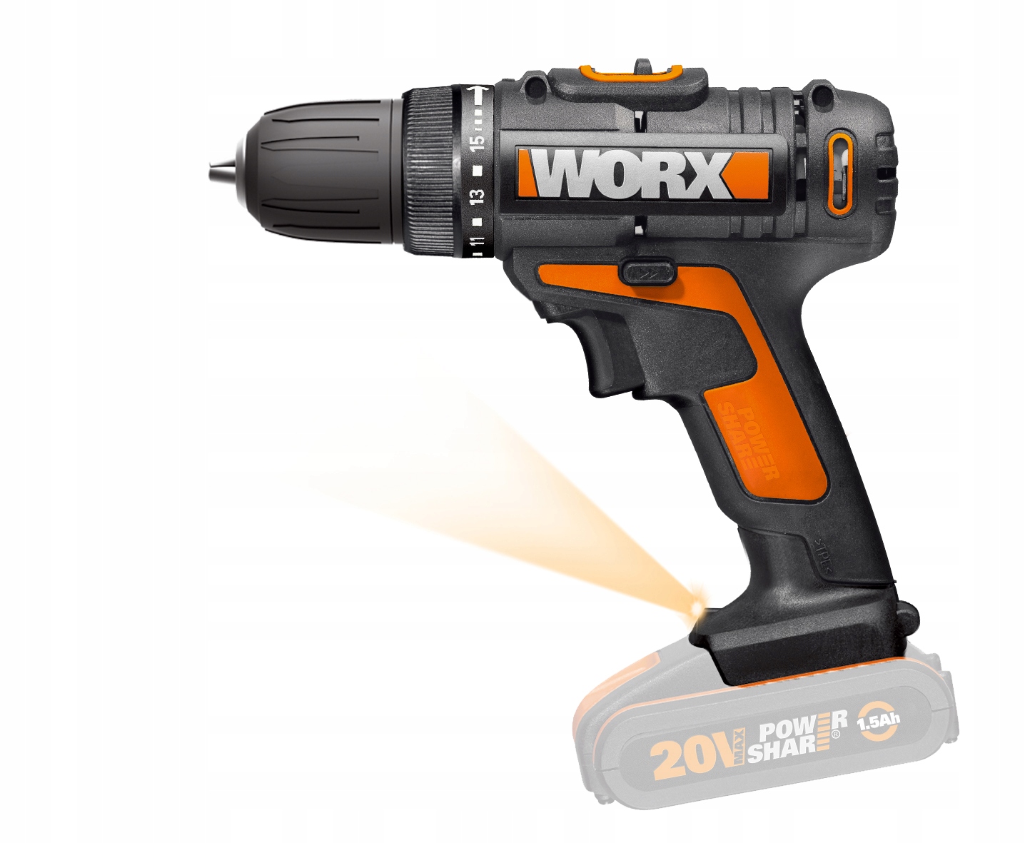 WORX WX101.9 20 V BATÉRIA SCRACKDRIVER