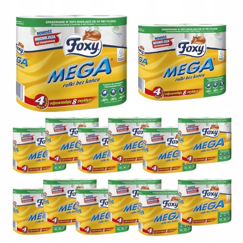 Foxy mega toaletný papier veľký ekonomický balíček