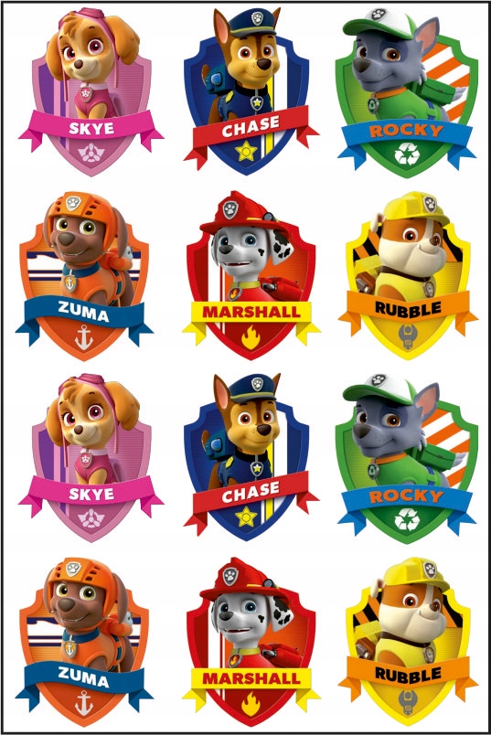 Nálepka plagát Paw Patrol 3d xxl + zadarmo