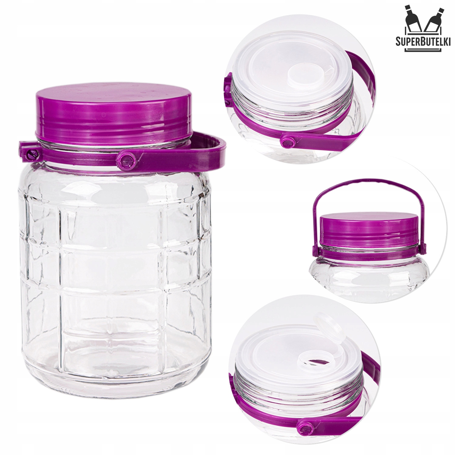 3L nádoba pre uhorky Gąsior Balloon Gallon Jar