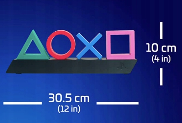 LED Neon PlayStation logo symboly darček
