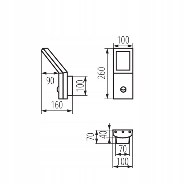 Sevia LED stena lampa 26-se senzor
