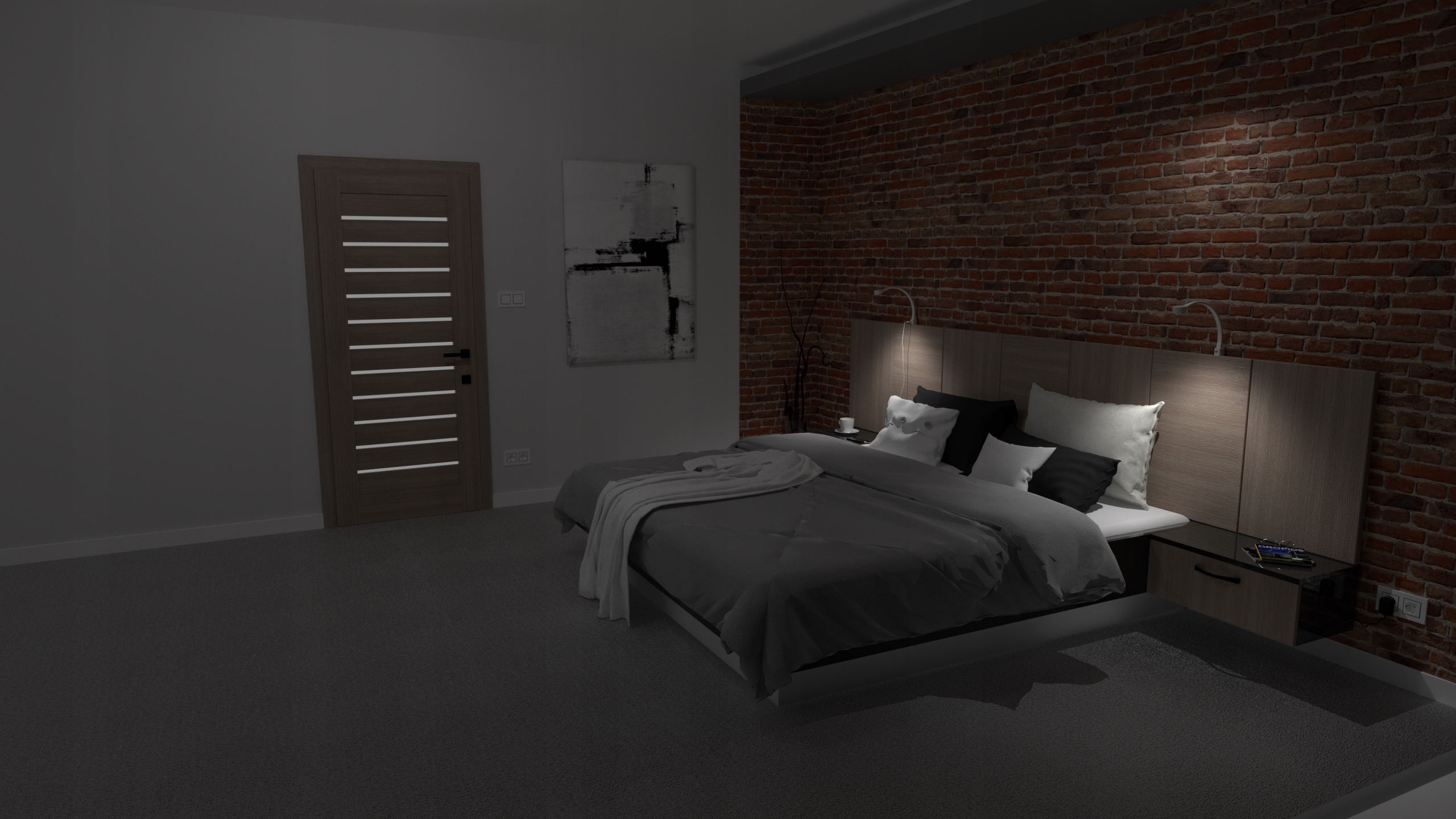 2x LED nočná lampa pre 1,8 W flexi R čítanie lôžko