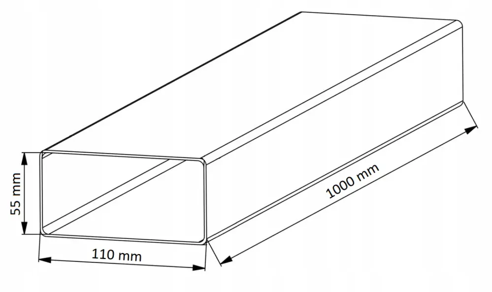 Kábel televízneho kanála skrytý set 100 cm