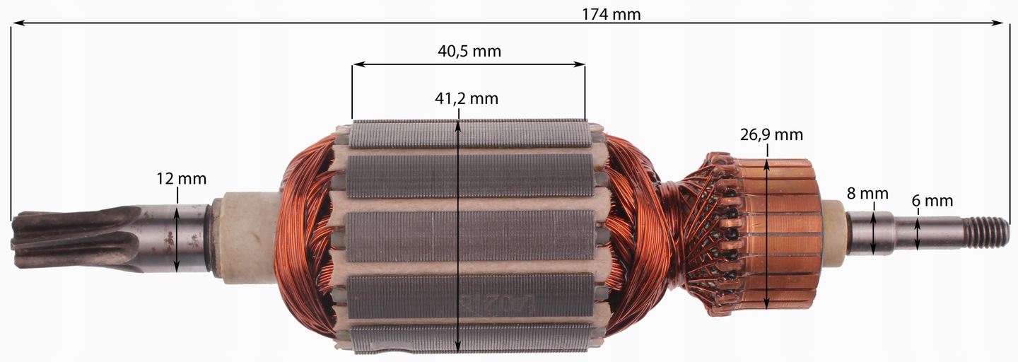 Makita rotor HR4001C HR4011C 513633-7
