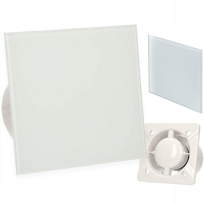 Kúpeľňový ventilátor 125 Awenta Glass Hygrostat