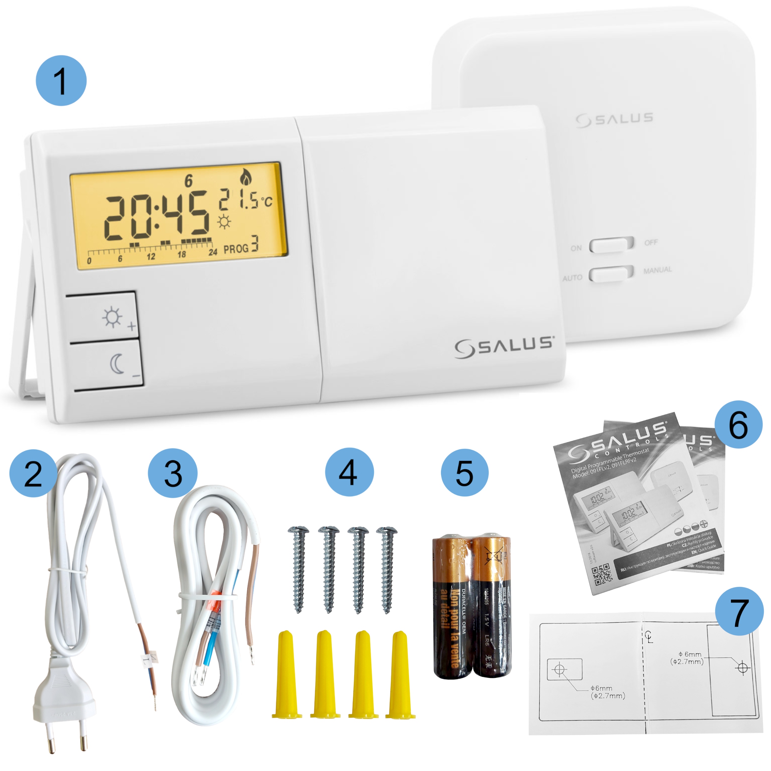 Salus ovládač 091flrf v2 091flrfv2 Wireless