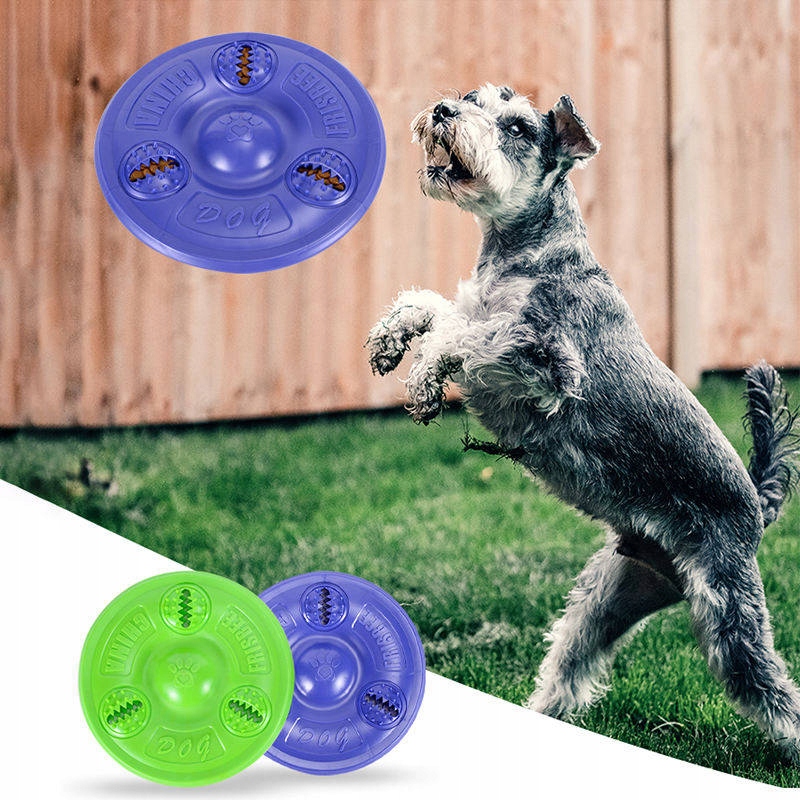 Flying Frisbee Disk pre psa Teether za pochúťky