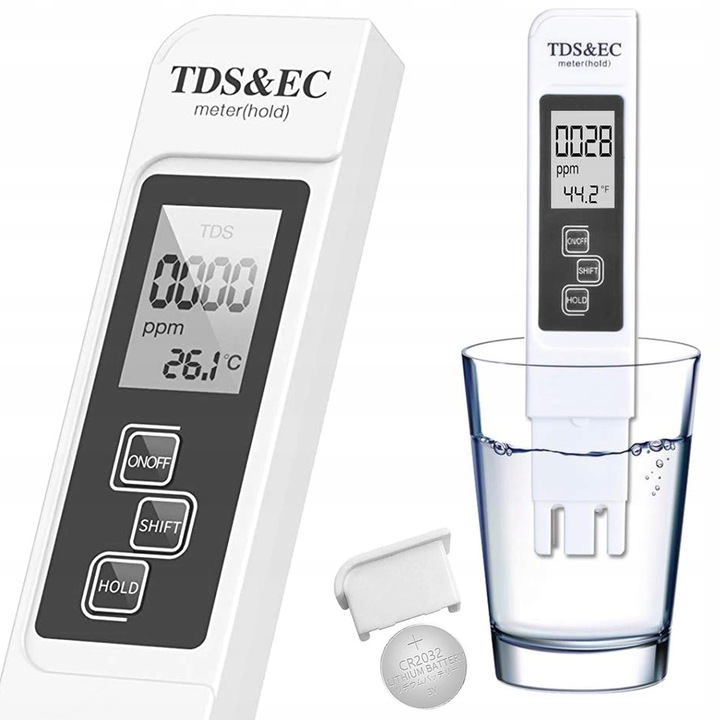 Tester testera testera kvality vody osmóza Tester