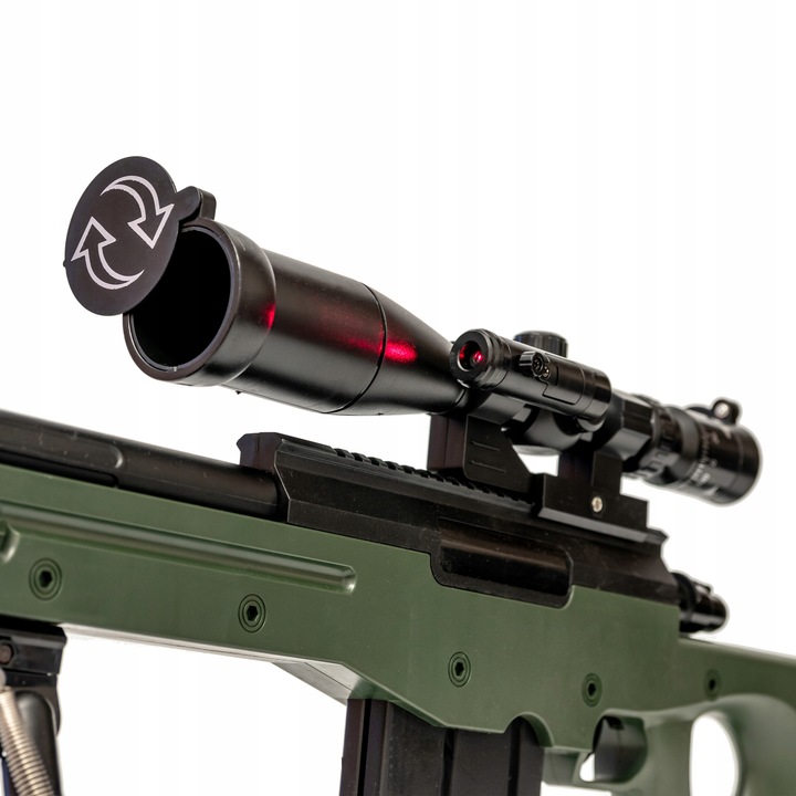 Pružinová ostreľovacia hračka AWP 108 cm na 6 mm plastové guľôčky
